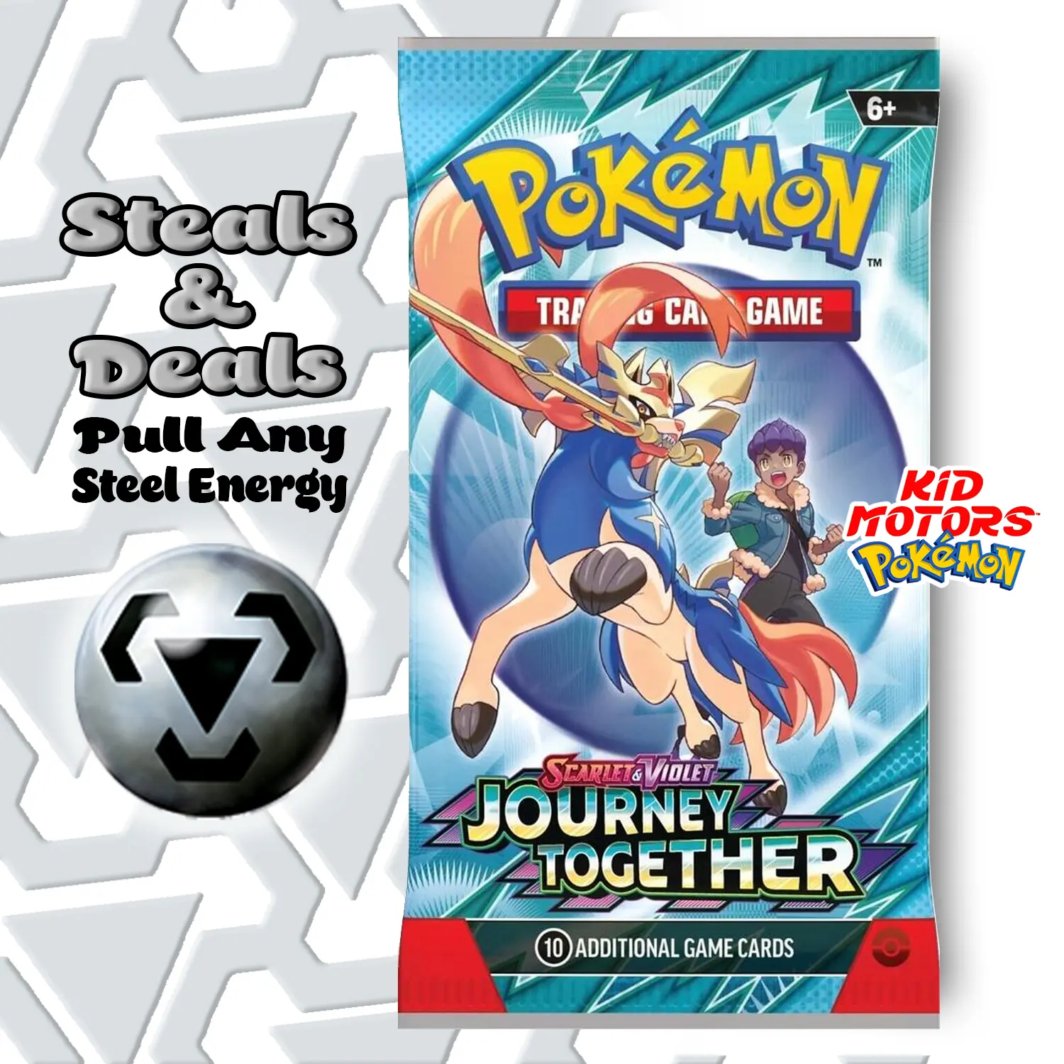 1 x Pokemon Journey Together Booster Pack
