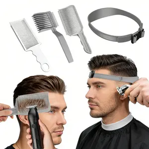 Humwam4PCS Hair Styling Tool Set – The Ultimate Tool for Easy, Heat-Free Haircuts at Home