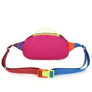 101.44oz Belt Bag Patchwork Color Crossbody Waist Bag Gift, Hip Pack, Single-Shoulder Bags, Crossbody Bags, Shoulder Bags, Chest Bags, And Travel And Hiking Backpacks Can Be Used in Scenarios Such As Cycling, Hiking, Camping, And Hiking