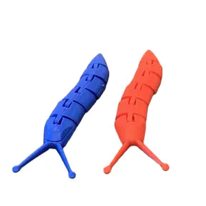 Articulated Slug Figure/Decoration/Multiple Colors!