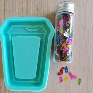 Silicone Shaker Molds set of 3 stethoscope, latte, hairstylist