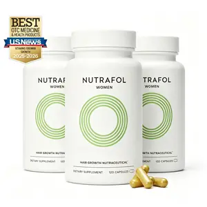 Nutrafol Women Hair Growth Supplements, Ages 18-44, Clinically Tested for Visibly Thicker and Stronger Hair, Dermatologist Recommended - 1 Month Supply