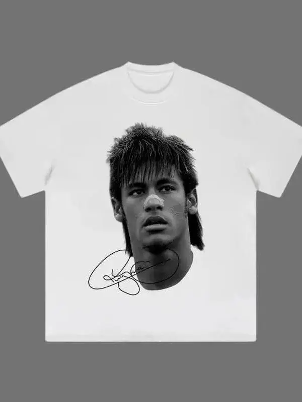 Big Head Neymar T-Shirt, Neymar Vintage Tee, Unisex Soccer Shirt, Sweatshirt, Graphic Tees, Menswear Womenswear Streetwear