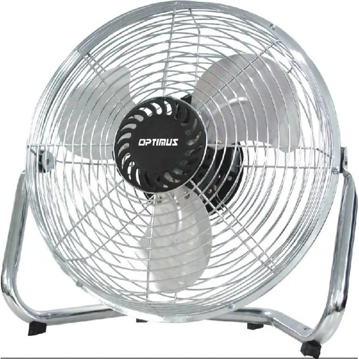 Optimus 18-Inch Industrial Grade High-Velocity All-Metal Aluminum Construction Fan, Corded Unit with High-Torque Motor, 3 Speed Settings, Safety Grill, and 3-Prong Plug, Three Speed