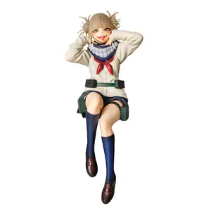 Anime MHA Figure Toga Himiko Action Figures Standing Toga Himiko Figurine PVC Beauty Models Look Up Figure Toga Himiko Toys 16CM