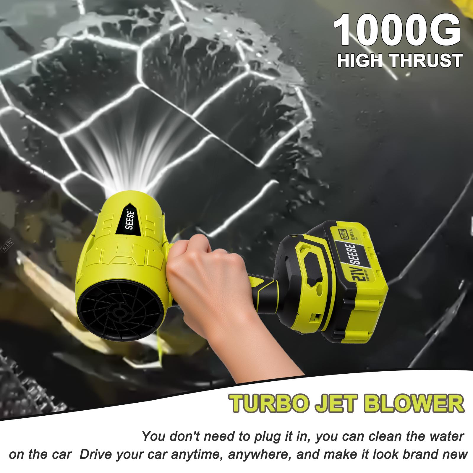 SEESE 21V Cordless Car Washing Bundle with 1000 PSI Pressure Washer & 1000G Turbo Leaf Blower Combo Kit for Car Wash + Drying, Patio & Garden Cleaning SEESE 21V Cordless Car Washing Bundle with 1000 PSI Pressure Washer & 1000G Turbo Leaf Blower Combo Kit for Car Wash + Drying, Patio & Garden Cleaning