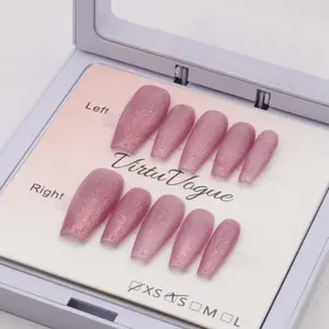 COLOR CHANGING!!! Press-On Nails – Handcrafted, Reusable, Long-Lasting, Salon Quality Design + Free Application Toolkit Nail Care Nail Polish