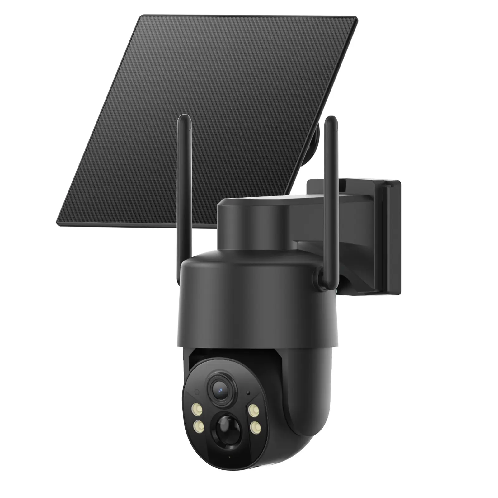 [SummerWins] Solar Powered 4G Security Camera, 4MP HD Color Night Vision, Built-in Cellular Card, No WiFi Outdoor Camera for Farm/Home with IP65 Waterproof, 4G LTE Data Service need activate Monitoring Memory summerwins