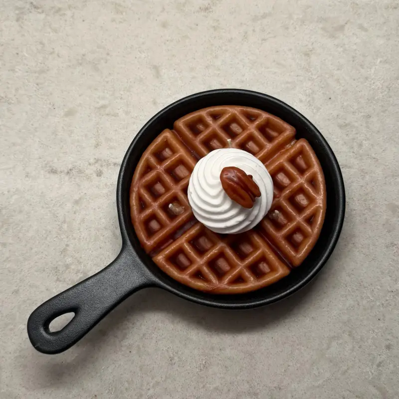 Velvet Candy Luxe Fall Collection: Skillet Waffle Candle