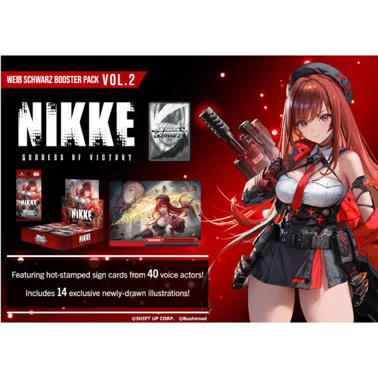 Weiss Schwarz: GODDESS OF VICTORY: NIKKE Vol. 2 (English) [PRE-ORDER 6/27/26]