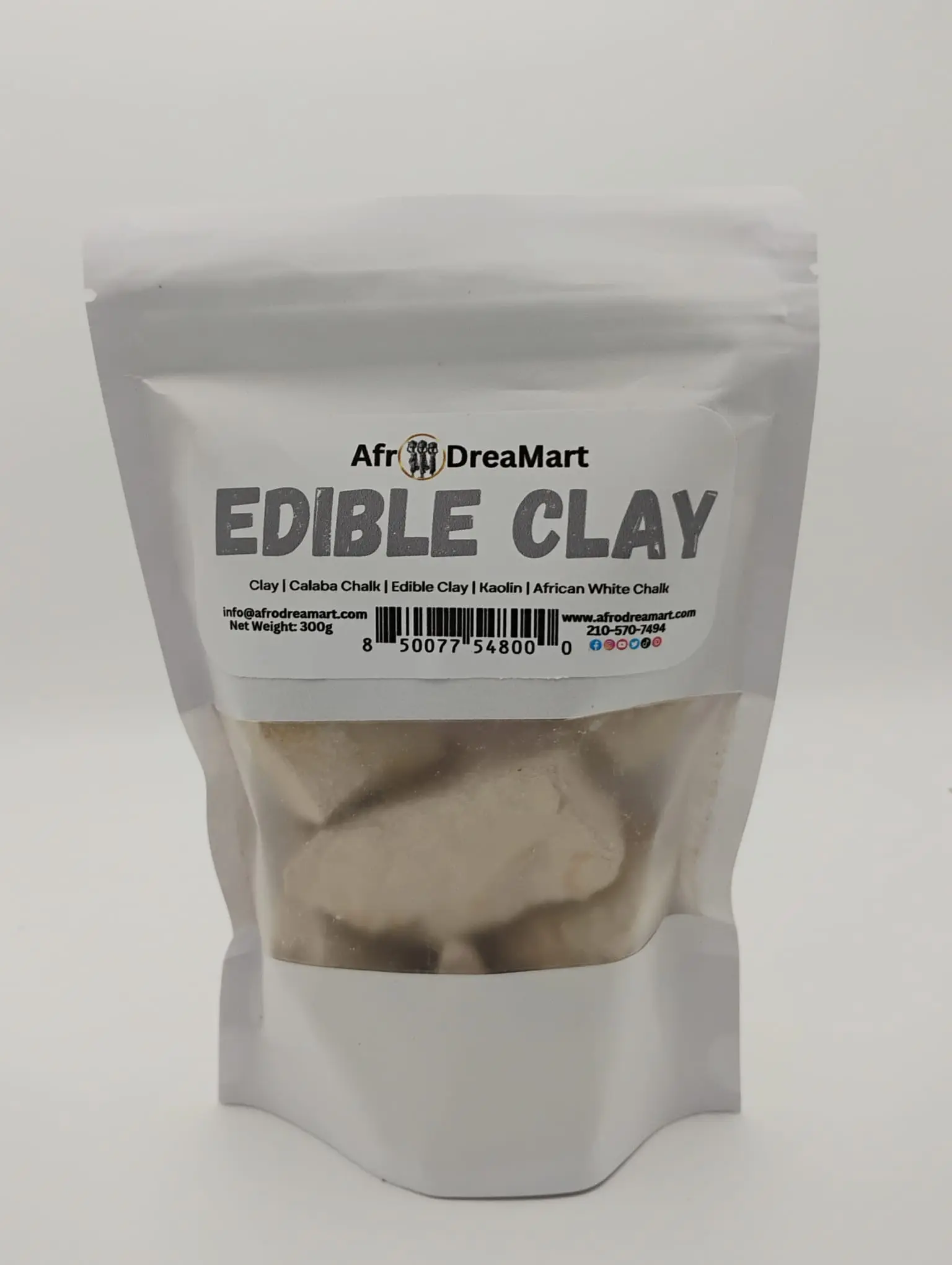 Edible Clay| kaolin| 500g| 17.6oz Edible Clay| kaolin| 500g| 17.6oz