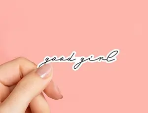 Good girl, Kindle Sticker, stickers for tablet, book lover sticker, reading sticker, tumbler sticker, water bottle sticker, vinyl sticker