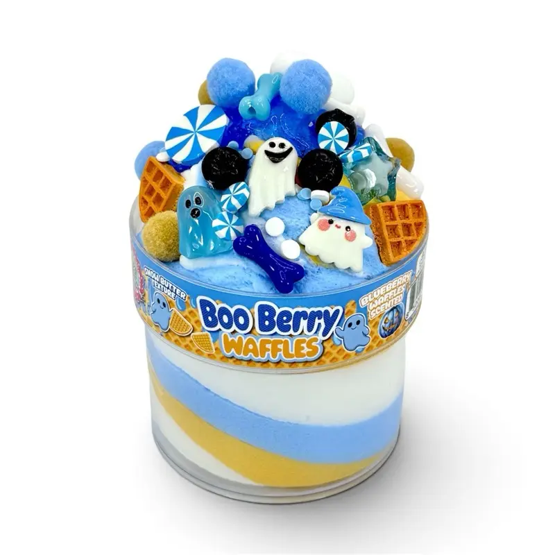 Boo-Berry Waffles DIY Slime