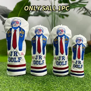 Durable Waterproof Golf Club Head Cover, Personalized Vertical Design, Safe Protective Accessory for Your Golf Clubs, Golf Accessories