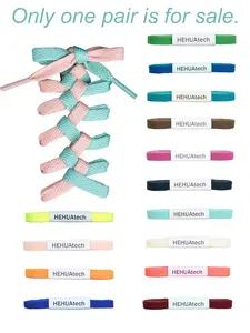 Multicolor Solid Braided Flat Laces, Ideal for Daily Casual Sports Shoes, Versatile and Comfortable, Perfect for All Seasons, Shoelace