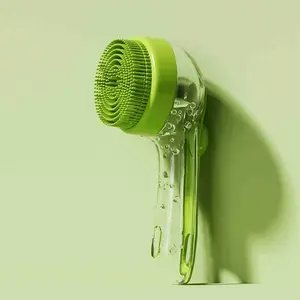 Dog bath brush with shampoo storage, cat bath brush, soft bristles, suitable for short/long haired pets