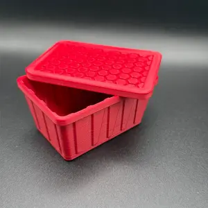 Mini Bullion Storage Crate | Stack More, Store Smart “Red”