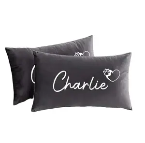Pet name pillow, custom pet cushion, pet pillow, gift for pet owner, personalized pet pillow