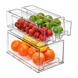 Sorbus 3 Piece Fridge Drawers (1 Large, 2 Sma ll)