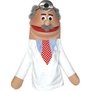 Get Ready  doctor puppet- male- Caucasian- 18 inch