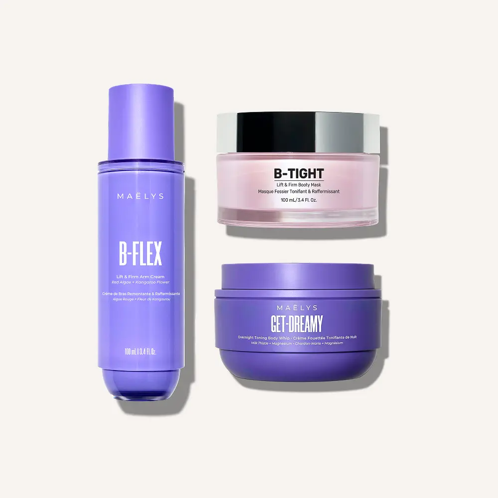 MAËLYS CURVE REVIVE  Loose Skin Bundle | Save $23 | Firm and Tighten the Arms + Bum, Plus Full Body Overnight Body Sculpting Cream