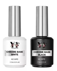 Chrome Base – Base Professional for Chrome Effect (No Wipe) Dúo Polish