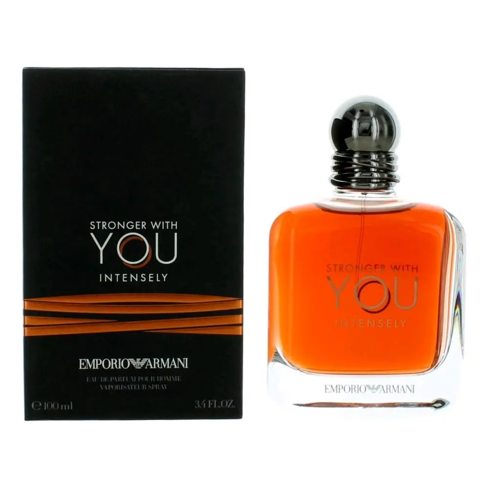 Stronger With You Intensely by Giorgio Armani for Men - 3.4 oz EDP Spray