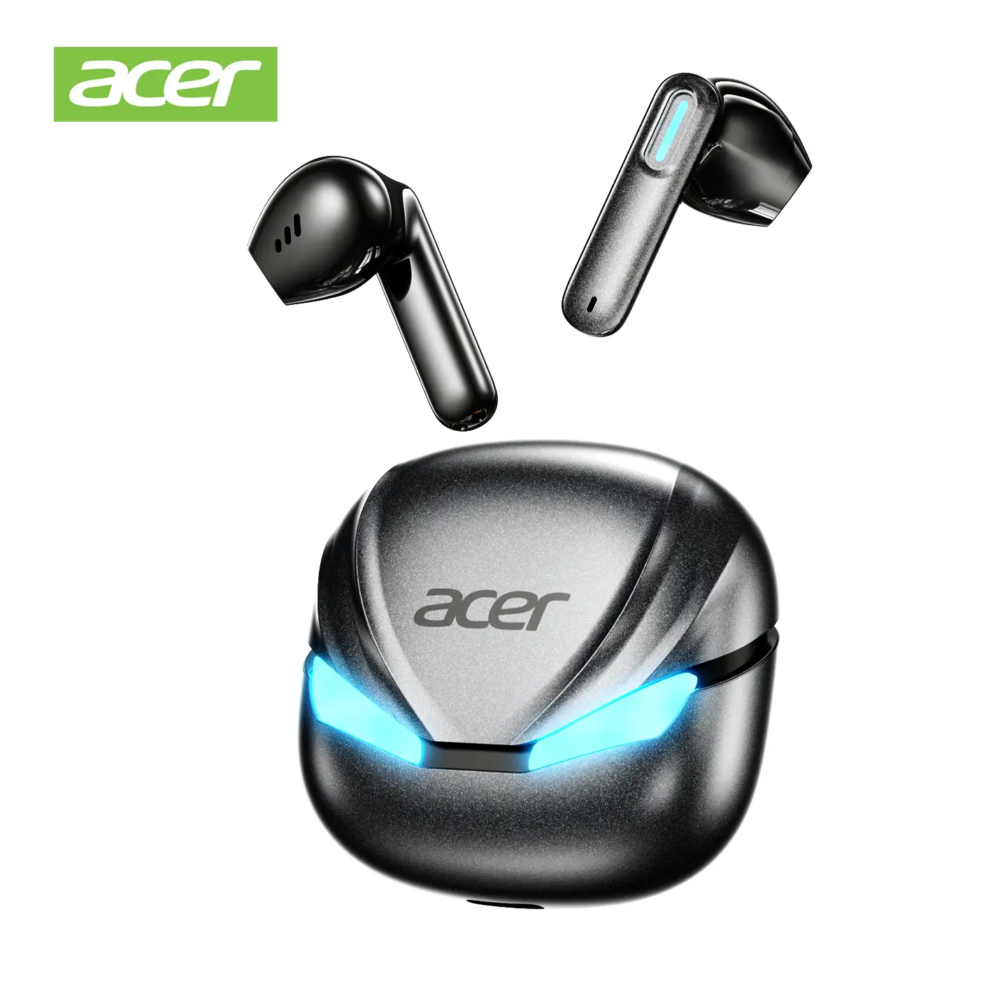 Acer OHR800 Wireless Earbuds Bluetooth 6.0 Gaming Headsets High Fidelity IPX5 Waterproof, Suitable for Office, Sports, Study and Audio Calls, Built-in Microphone, TWS Earphones