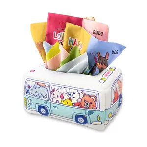 Early Education Tear-Proof Paper Towel Box, Fine Motor Skills Training Toy Set, Ideal Gift for Boys & Girls, Party, Birthday, Halloween, Christmas