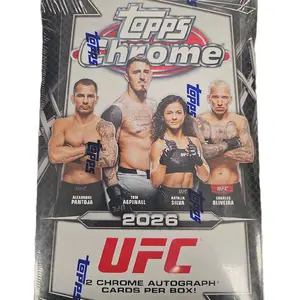 UFC 2026 Topps Chrome Hobby Box Factory Sealed