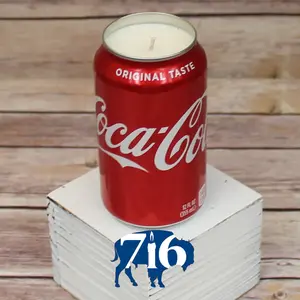 716 Candle Co Soy Candle - Coke Soda Pop Can Soy Wax Candle with Cola Scent Decor Hand Wick Decoration Aroma