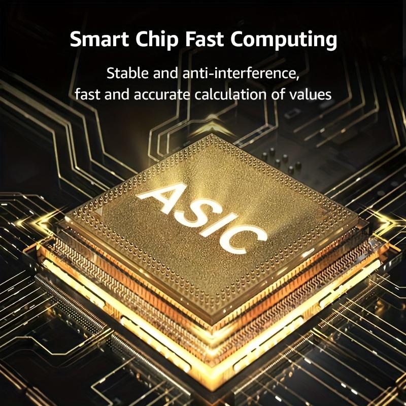 Handheld Digital Sensor Device with LCD Display, USB-C Rechargeable, Compact & Easy-to-Use for Everyday Personal Use