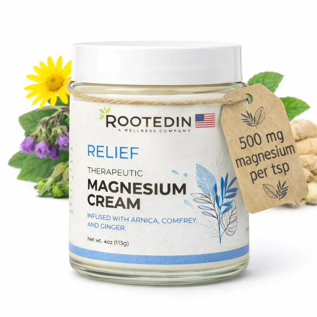 Magnesium Relief Cream | Targeted Muscle Therapy for Soreness & Tension | Arnica & White Willow | Fast-Absorbing & Hydrating Moisturizer Moisture