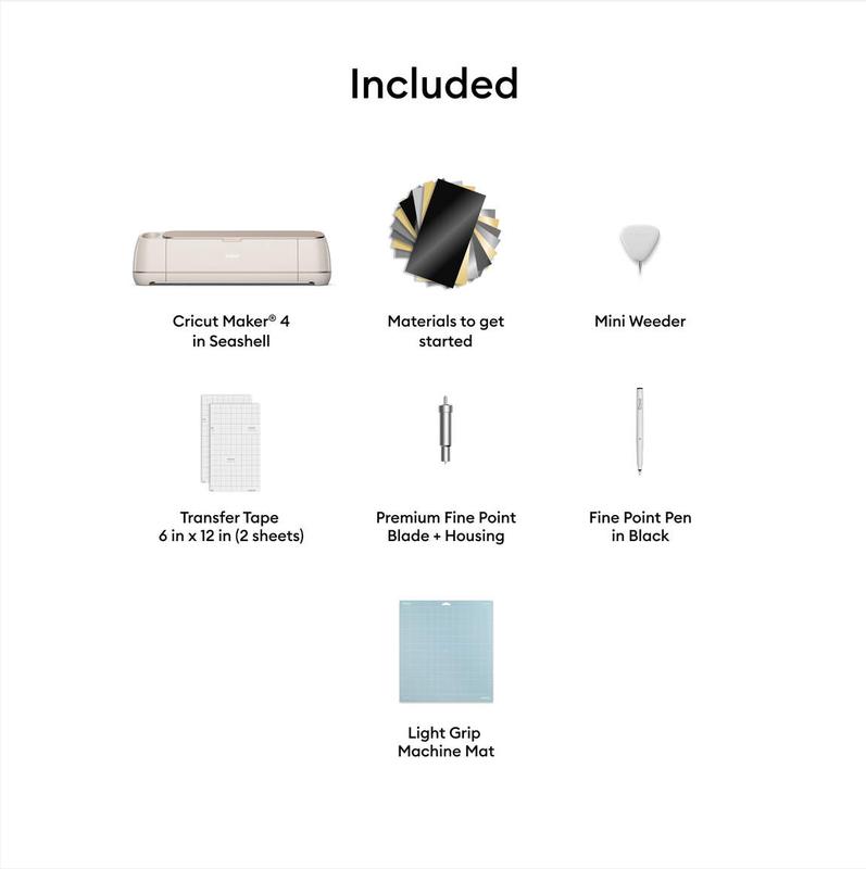 Cricut Maker 4 Smart Cutting Machine – Precision DIY Vinyl, Fabric & Craft Projects