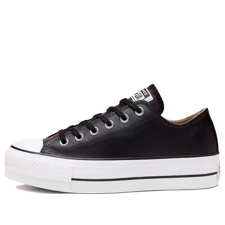 (WMNS) Converse Chuck Taylor All Star Lift Clean Ox 'Black' 561681C (WMNS) Converse Chuck Taylor All Star Lift Clean Ox 'Black' 561681C