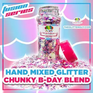 The Glitter Guy Chunky Birthday Blend | Chunky Glitter