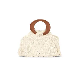 Dolce Vita Maren Crochet Top Handle Bag in Ivy