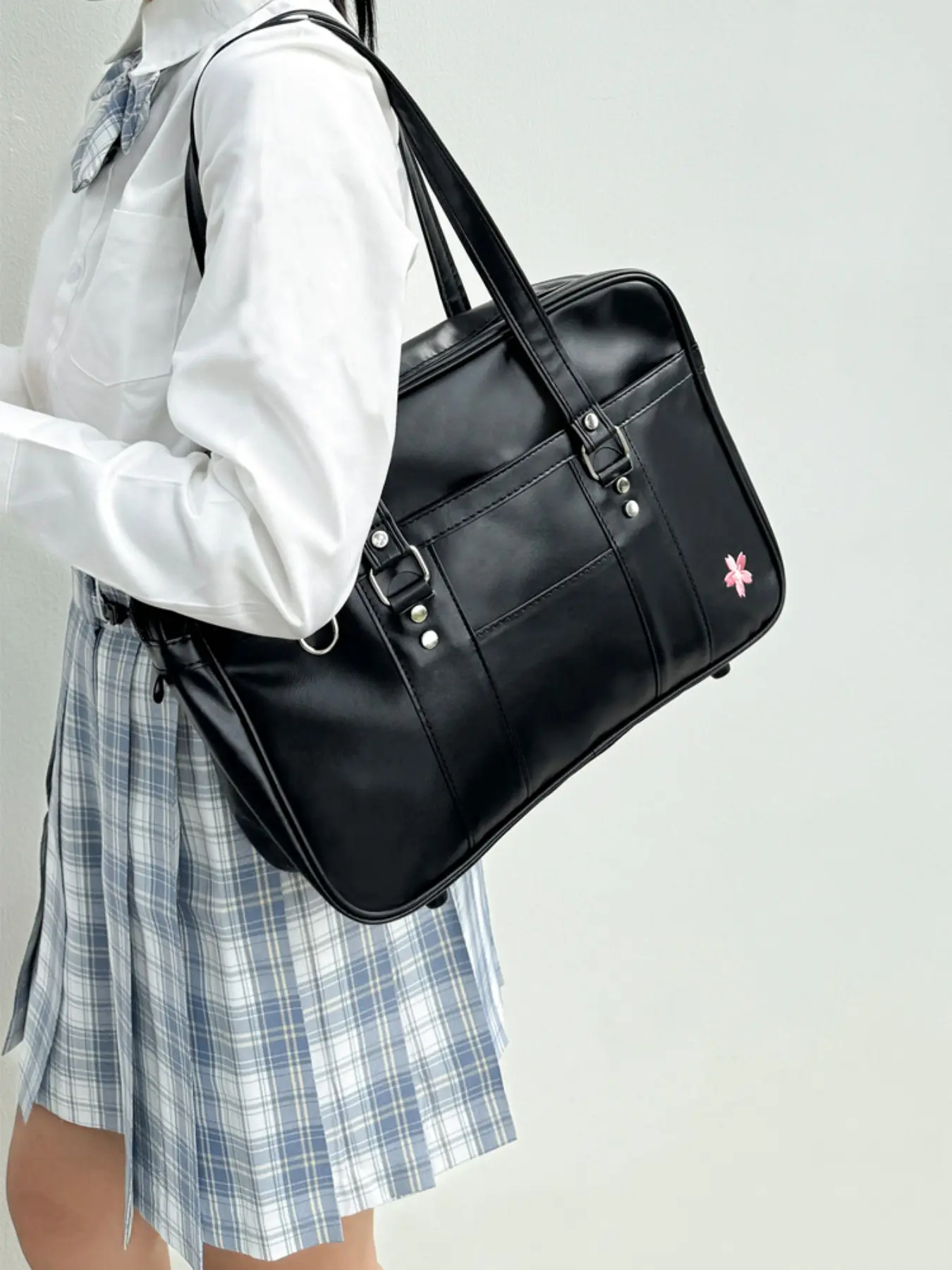 Japanese Style Jk Uniform Bag, Large Capacity Commuter Underarm Handbag Shoulder Bag, Student Laptop Backpack for Girls, Laptop Work Bag, Laptop Bags