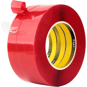 Double Sided Tape   Permanent Heavy Duty Mounting Tape 0.8 Inch x 108 Ft Total for  Deco and DIY (AC0800)