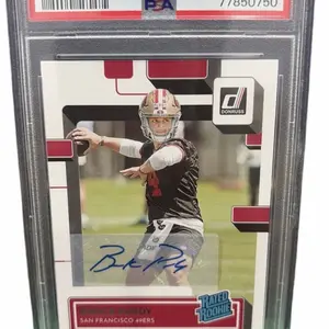 2022 Donruss #374 Brock Purdy RC Rated Rookie AUTO PSA 10 GEM MINT