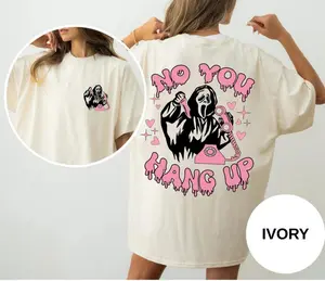 No You Han Up Shirt, Ghost T-Shirt, Halloween Shirt, Cute Halloween T-Shirt, Halloween Gift For Women, Halloween Party