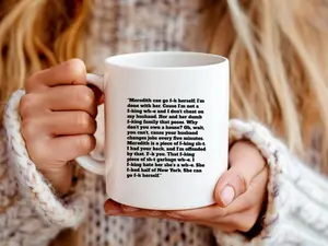 Lisa Barlow Rant Mug – RHOSLC Hot Mic Moment Coffee Cup, Reality TV Meme Mug
