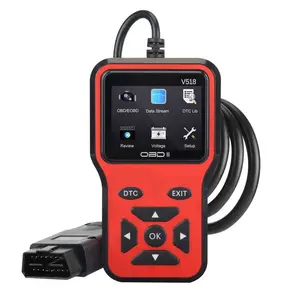 2026 New Upgraded OBD2 Scanner | Automotive Diagnostic Tool. Supports checking engine malfunction lights, clearing trouble codes, real-time data streaming, I/M readiness indicator, vehicle information access and voltage testing.