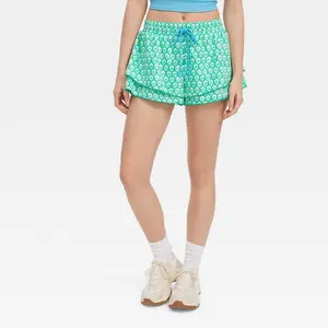 Women's Stamped Floral Drawstring Shorts - Roller Rabbit