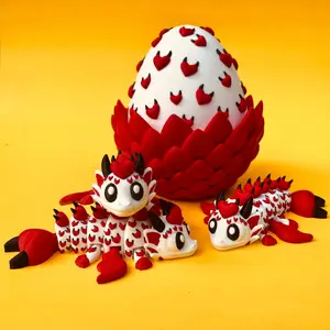 Devil Heart Dragon and Egg Decor Figurine Cute Dragon Fantasy Desk Shelf Unique Home Accent Perfect Gift for Dragon Lovers Birthday Mother’s Day Father’s Day Christmas