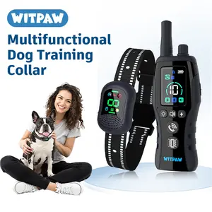 4900ft Long Range Multi-Functional Dog Training Collar with Remote Voice Call, 4 Training Modes, Adjustable Reflective Safety Collar, Suitable for All Dog Breeds.