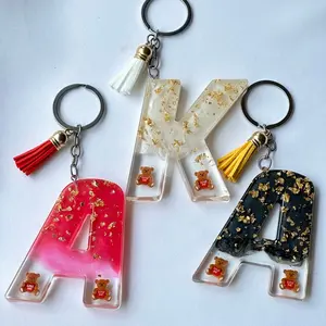 Custom Initial School Book Bag Key Chain Matching Friendship Gift For Valentine’s Day