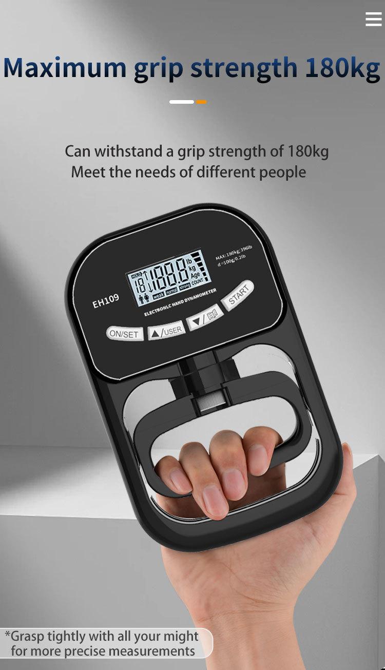Grip strength hook Dynamometer: Grip Strength Tester. Measure your Grip and Maximize your Strength