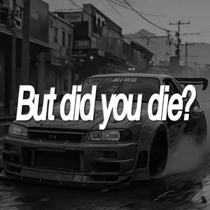 "BUT DID YOU DIE"Funny Stickers. Trucks Windows Motorbike Bumper Computer Vinyl Decal for your car décor