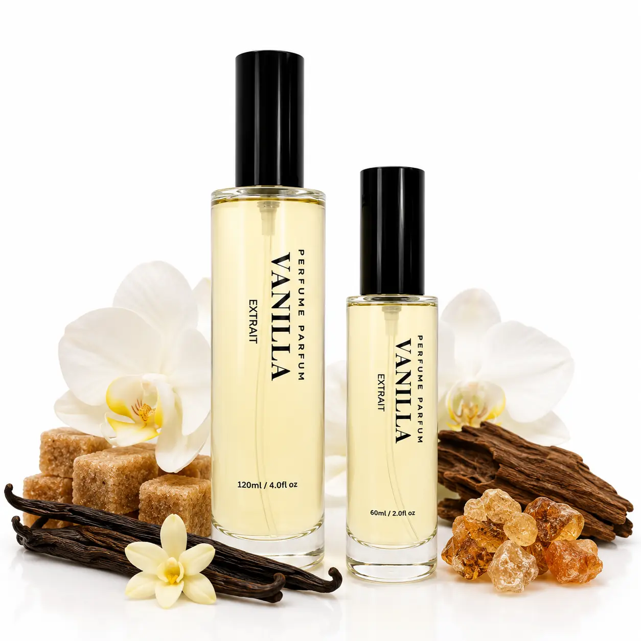 Vanilla | Extrait de Parfum | Vanilla Orchid & Brown Sugar | Luxury Inspired Scent | 60ml / 120ml Vanilla | Extrait de Parfum | Vanilla Orchid & Brown Sugar | Luxury Inspired Scent | 60ml / 120ml